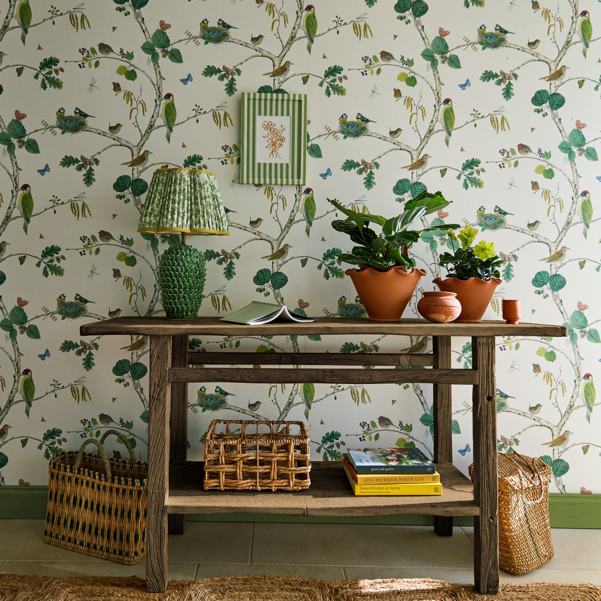 Woodland Chorus Wallpaper 217230 By Sanderson In Botanical Multi